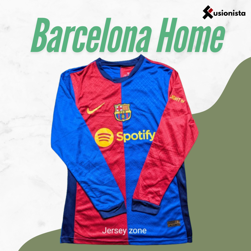 Barcelona Home kit Full Sleeve 24/25